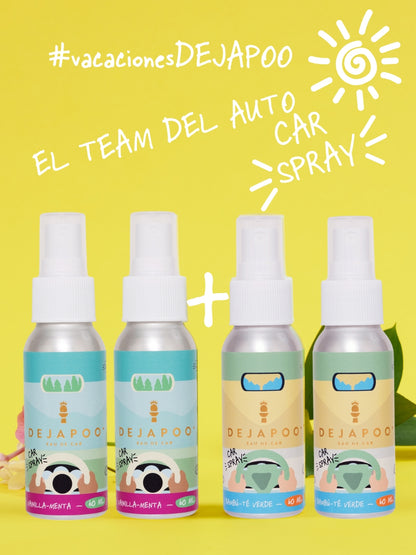 El Team de auto (2 Car Spray de cada uno)